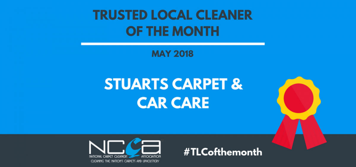 Trusted Local Cleaner for May 2018 - Stuarts Carpet & Car Care