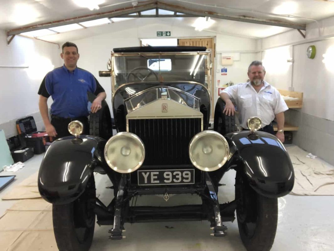 Pierre de Wet and Glyn Charnock with TheRolls Royce Phantom of Love