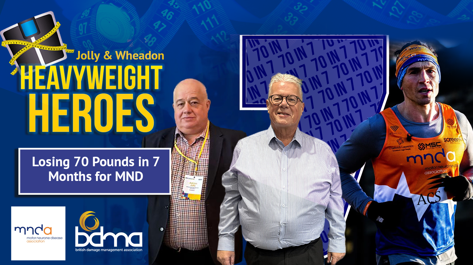 Adrian Jolly and Dave Wheadon announce their support for Motor Neurone Disease Assocaition